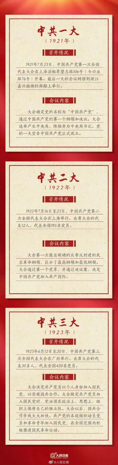 喜迎党的二十大 | 一起了解历次党代会“极简史” 第 2 张